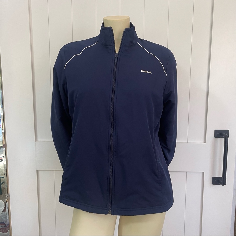 Reebok Women's Medium Navy Track Jacket